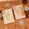 Golden Autumn Leaf Bookmark