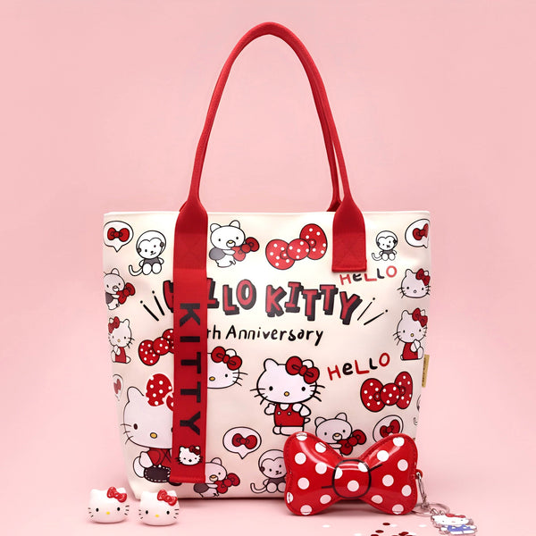 Hello Kitty Canvas Tote - Limited 45th Anniversary Edition
