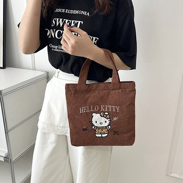 Hello Kitty Daily Corduroy Tote Bag