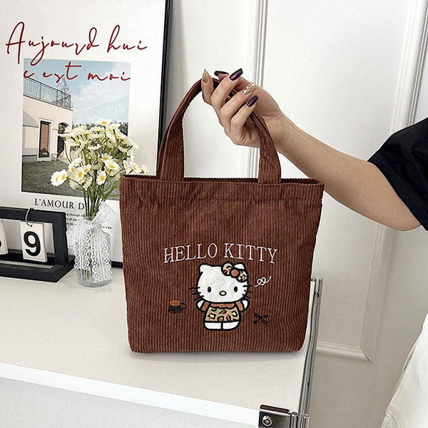 Hello Kitty Daily Corduroy Tote Bag
