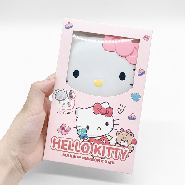 Sanrio Mirror + Comb Vanity Set - Hello Kitty