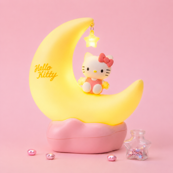 Hello Kitty Moon Shaped Desk Light