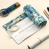 Hokusai Blue Wave Roll-Up Pencil Case