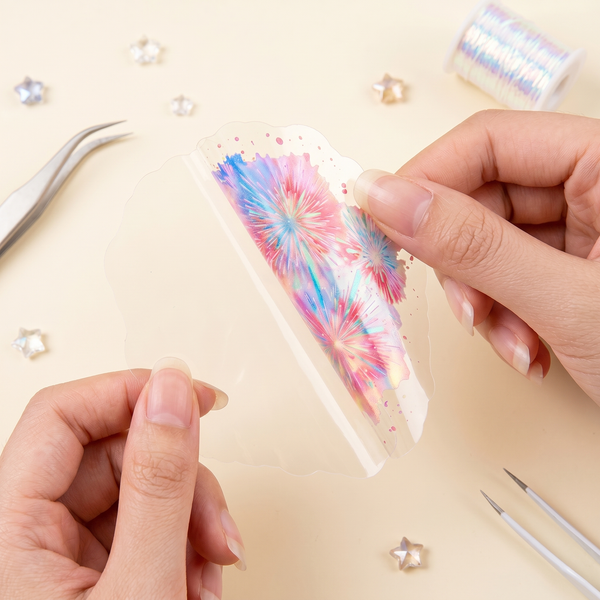 Holo Fireworks Deco Stickers