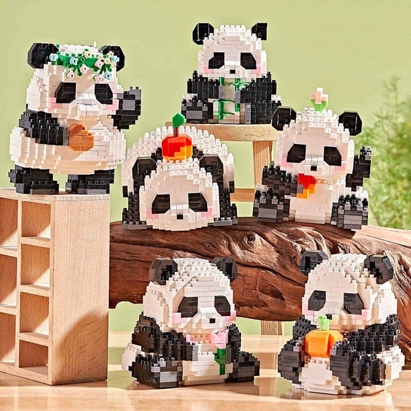 Hungry Panda Building Block Figure