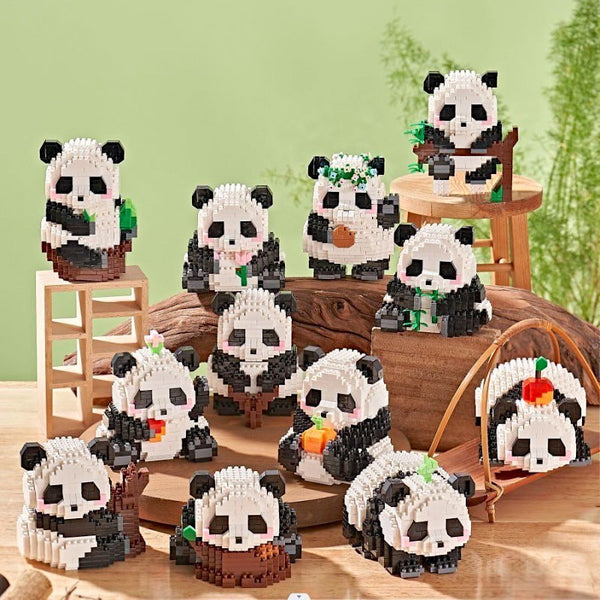 Hungry Panda Building Block Figure