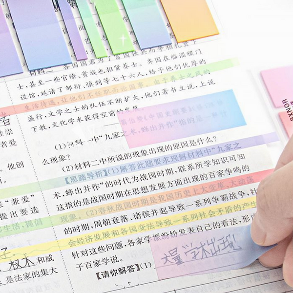 Iconic Index Short Highlighter Sticky Notes