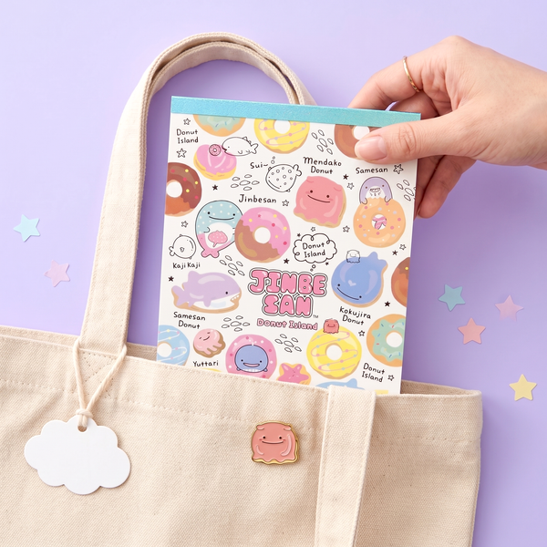 Jinbesan Donut Island Memo Pad - Donut Party