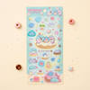 Jinbesan Donut Island Stickers - Limited Summer Edition