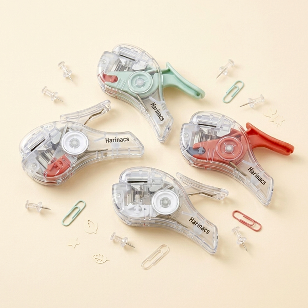KOKUYO Harinacs Stapleless Stapler - Transparent Edition