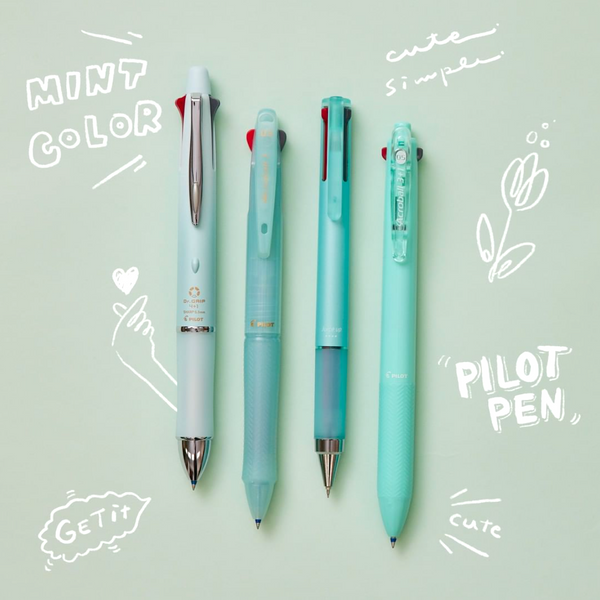Kawaii Pen Shop Selection - Pilot Multi Pens & Pencils - Mint Color