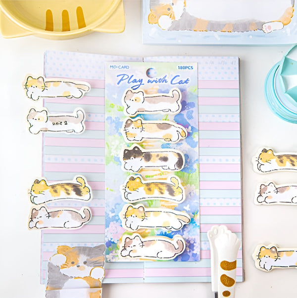 Kitty Index Sticky Notes