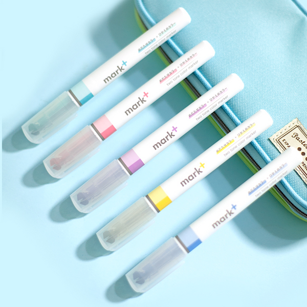 KOKUYO Mark+ Two Tone Highlighters