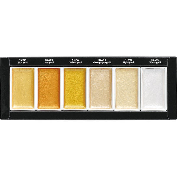 Kuretake Gansai Tambi Starry Colors - 6 Color Set