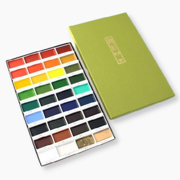 Kuretake Gansai Tambi Watercolor Palette - 36 Color Set
