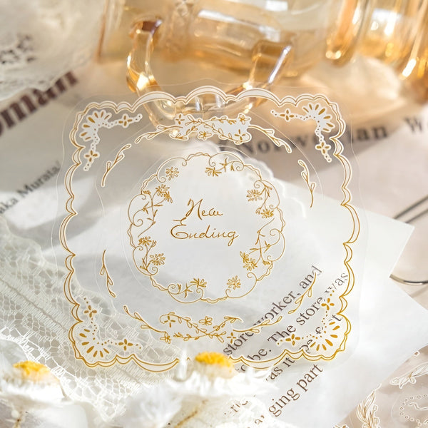Lace Poetry Stickers