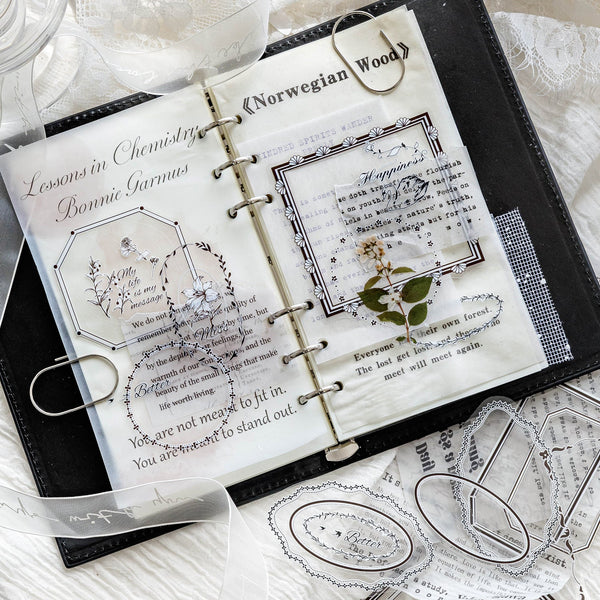 Lace Poetry Stickers