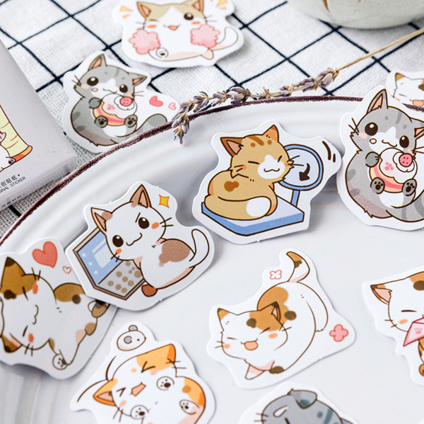 Little Chibi Cat Stickers
