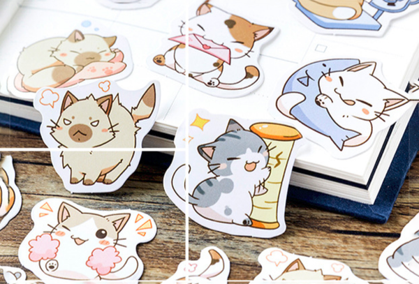 Little Chibi Cat Stickers