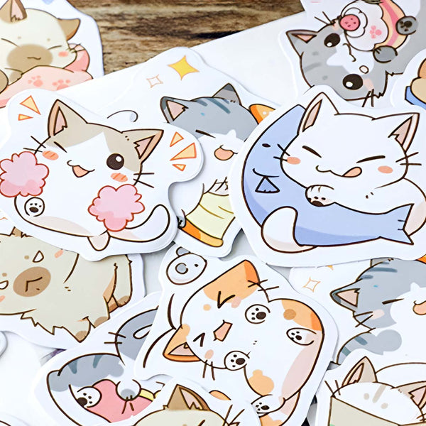 Little Chibi Cat Stickers