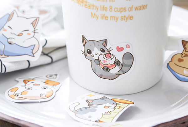 Little Chibi Cat Stickers