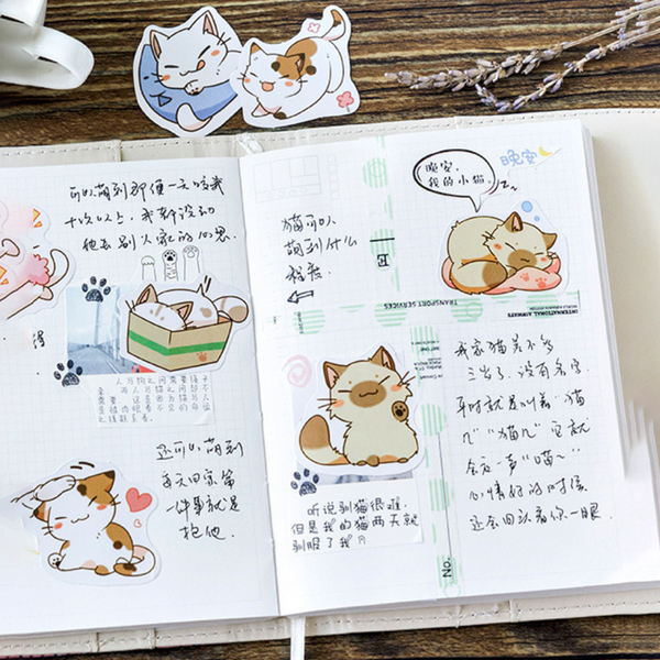 Little Chibi Cat Stickers
