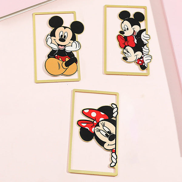 Mickey & Minnie Metallic Bookmark