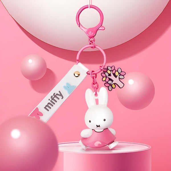 Miffy Bubble Blush Charm Keychain - Limited Quantity