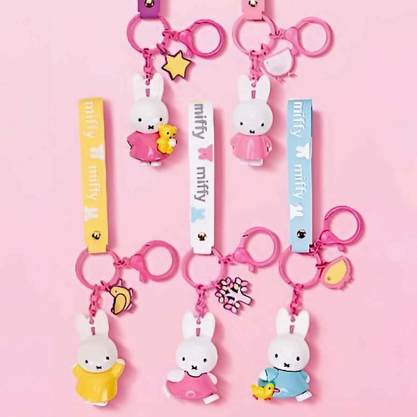 Miffy Bubble Blush Charm Keychain - Limited Quantity