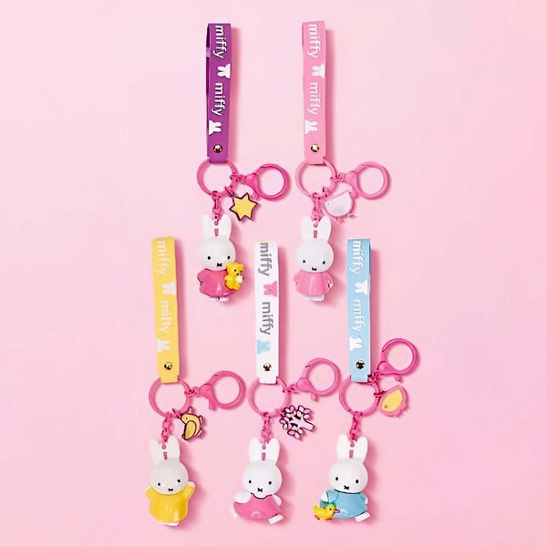 Miffy Bubble Blush Charm Keychain - Limited Quantity
