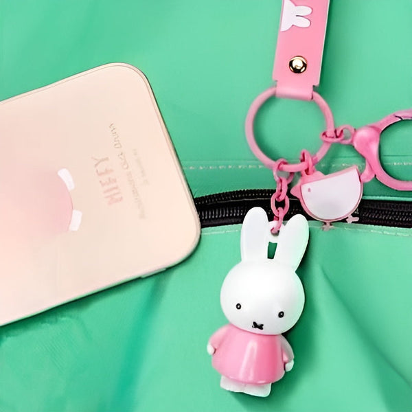 Miffy Bubble Blush Charm Keychain - Limited Quantity