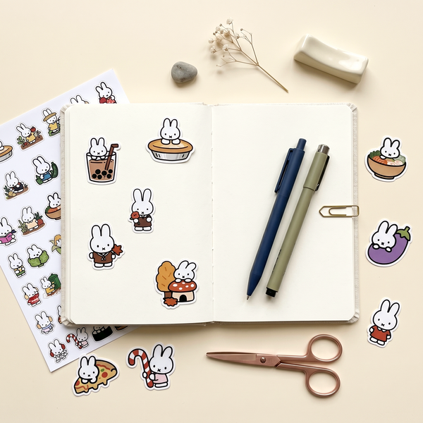 Miffy Bunny Stickers - Set of 60