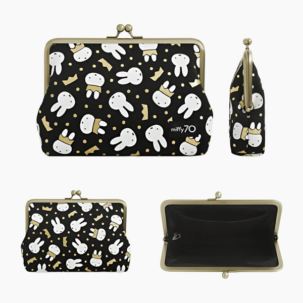 Miffy Large Kiss-Lock Pouch - Limited 70th Anniversary Edition