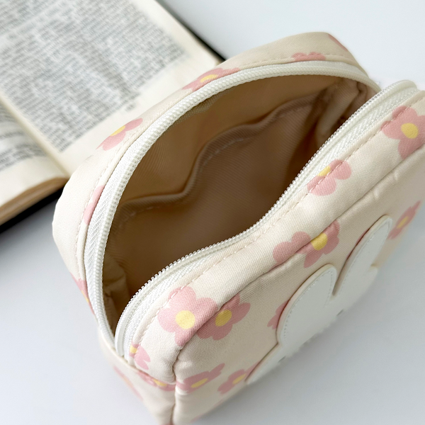 Miffy Mini Storage Bag - Pink Flowers