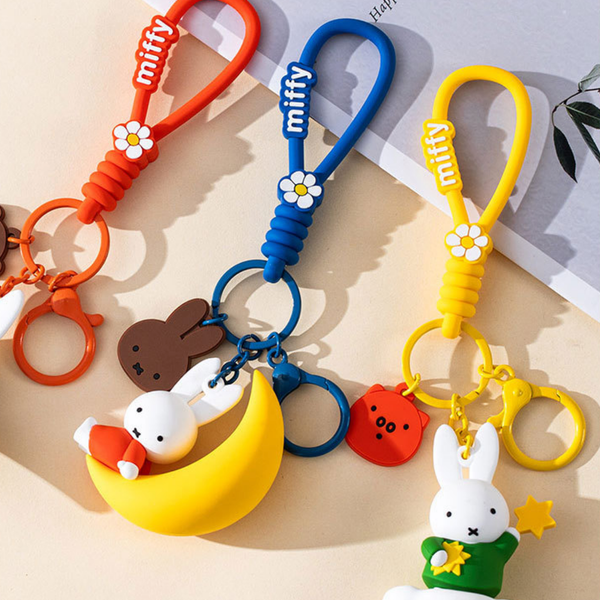 Miffy Moon & Star Friends Keychain