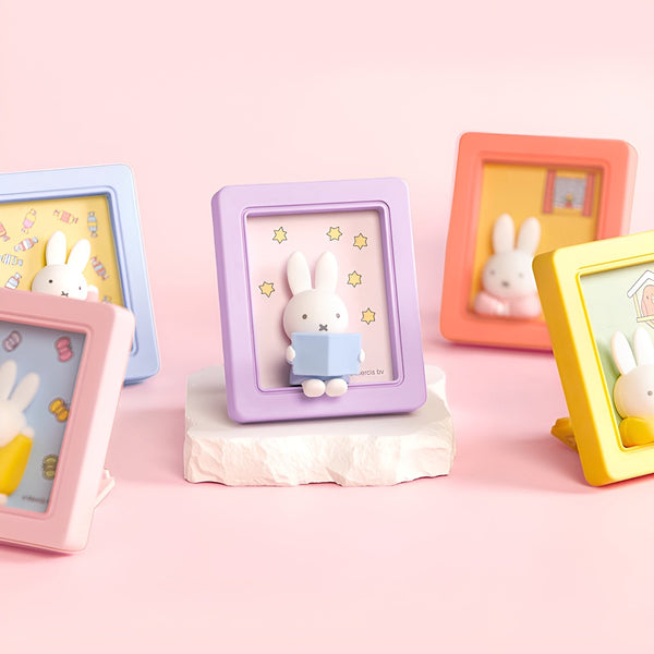 Miffy Photo Frame Fridge Magnet & Phone Stand - Surprise Box