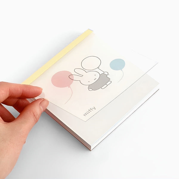 Miffy Square Memo Pad - Balloons