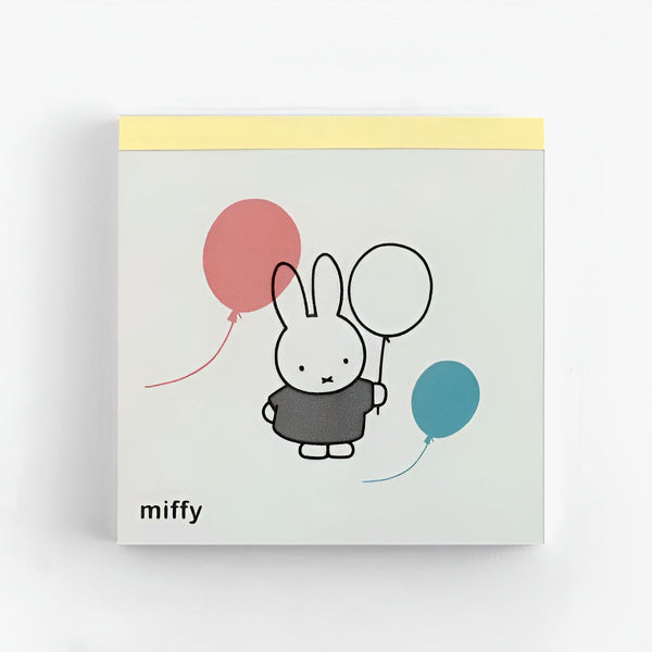 Miffy Square Memo Pad - Balloons