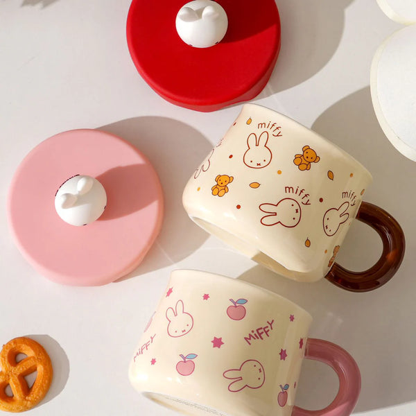 Miffy Sweet Melt Ceramic Mug with 3D Lid