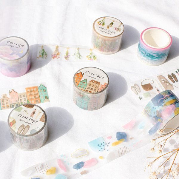 Mind Wave Clear Masking Tape - Limited Edition - Twilight Beach