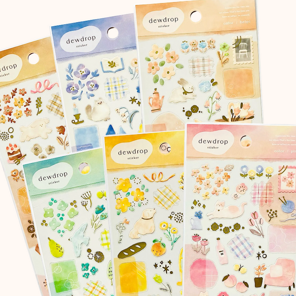 Mind Wave Dew Drop Stickers