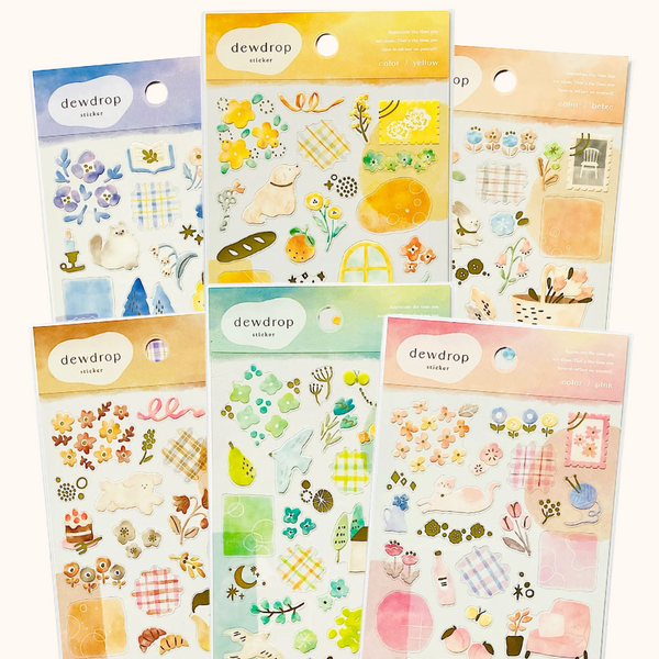 Mind Wave Dew Drop Stickers