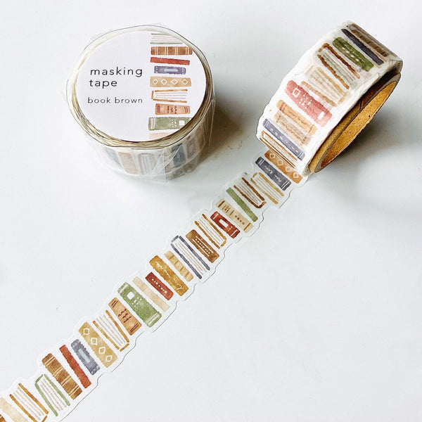 Mind Wave Die-Cut Masking Tape - Books