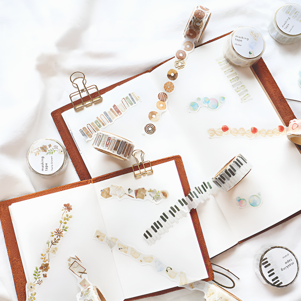 Mind Wave Die-Cut Masking Tape - Books