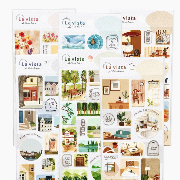 Mind Wave La Vista Stickers