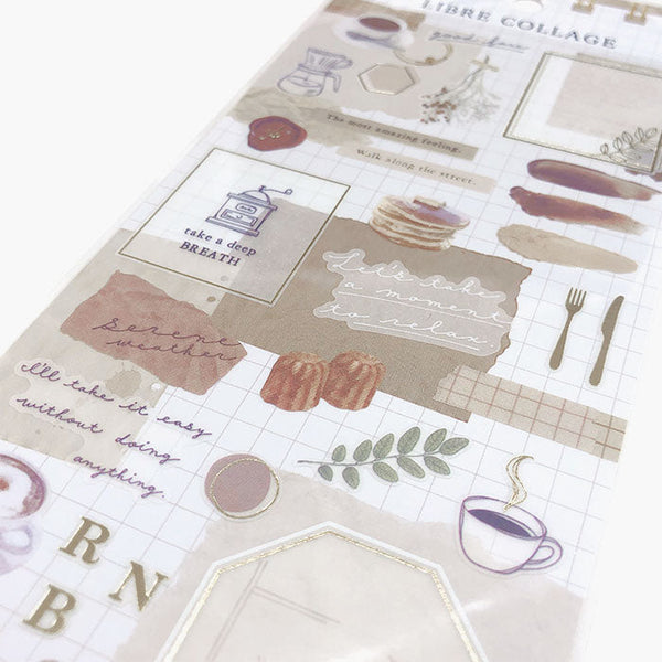 Mind Wave Libre Collage Stickers - Limited Edition