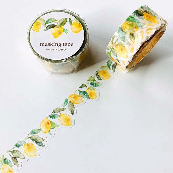 Mind Wave Palette Series Die-Cut Masking Tape - Lemons