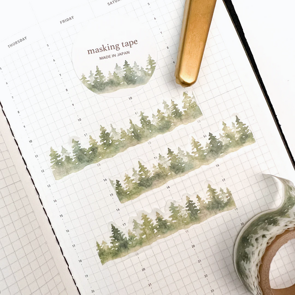 Mind Wave Palette Series Masking Tape - Forest