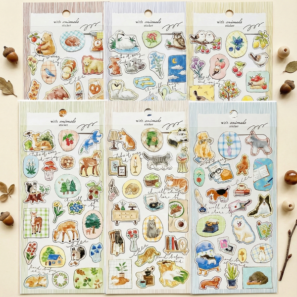 Mind Wave Wild Animal Stickers