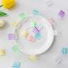 Mini Colorful Transparent Paper Clips - Set of 5
